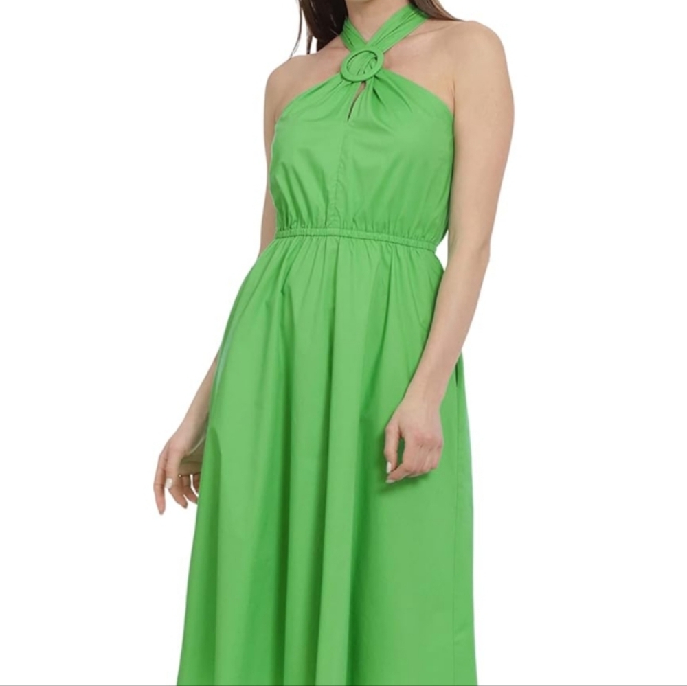 NWOT Maggy London Midi Green Dress